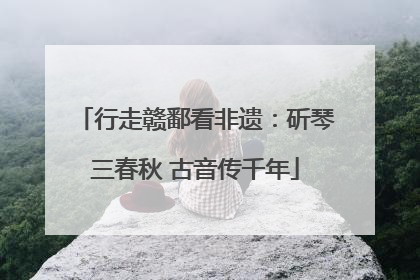 行走赣鄱看非遗：斫琴三春秋 古音传千年