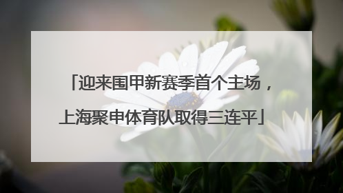 迎来围甲新赛季首个主场，上海聚申体育队取得三连平