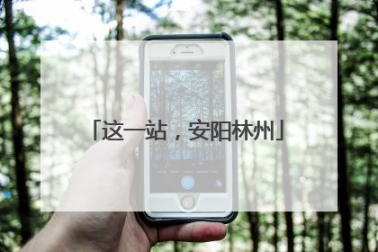 这一站，安阳林州