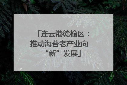 连云港赣榆区：推动海苔老产业向“新”发展
