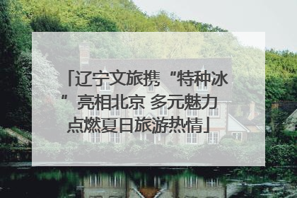 辽宁文旅携“特种冰”亮相北京 多元魅力点燃夏日旅游热情