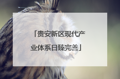 贵安新区现代产业体系日臻完善