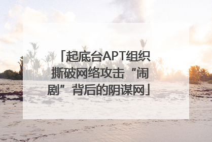 起底台APT组织 撕破网络攻击“闹剧”背后的阴谋网