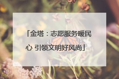 金塔：志愿服务暖民心 引领文明好风尚