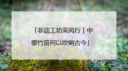 非遗工坊采风行｜中泰竹笛何以吹响古今