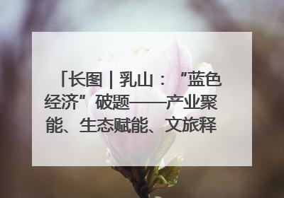长图｜乳山：“蓝色经济”破题——产业聚能、生态赋能、文旅释能的协同路径