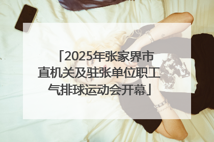 2025年张家界市直机关及驻张单位职工气排球运动会开幕