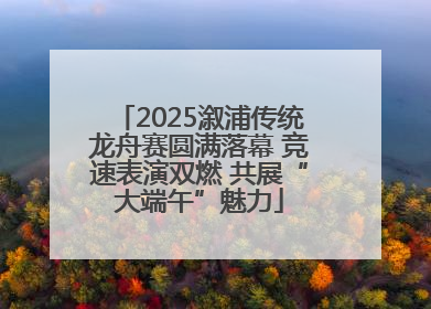 2025溆浦传统龙舟赛圆满落幕 竞速表演双燃 共展“大端午”魅力