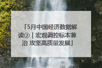 5月中国经济数据解读②｜宏观调控标本兼治 攻坚高质量发展
