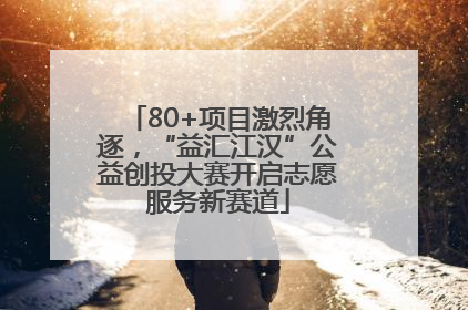 80+项目激烈角逐，“益汇江汉”公益创投大赛开启志愿服务新赛道
