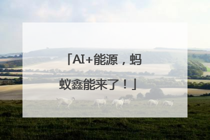 AI+能源，蚂蚁鑫能来了！