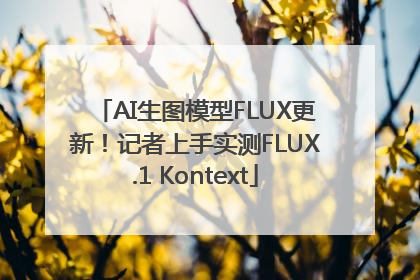 AI生图模型FLUX更新！记者上手实测FLUX.1 Kontext