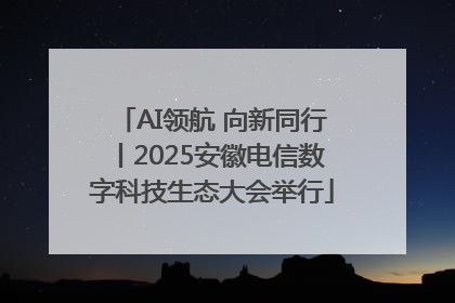 AI领航 向新同行丨2025安徽电信数字科技生态大会举行
